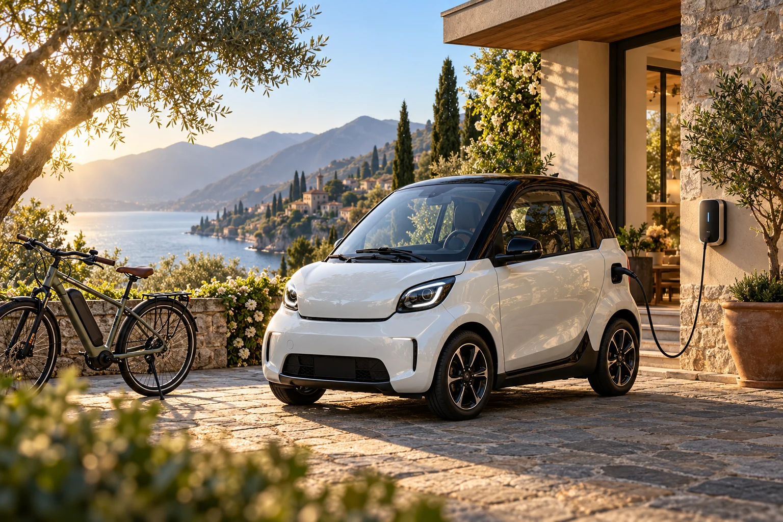 Citycar elettrica e ricarica domestica